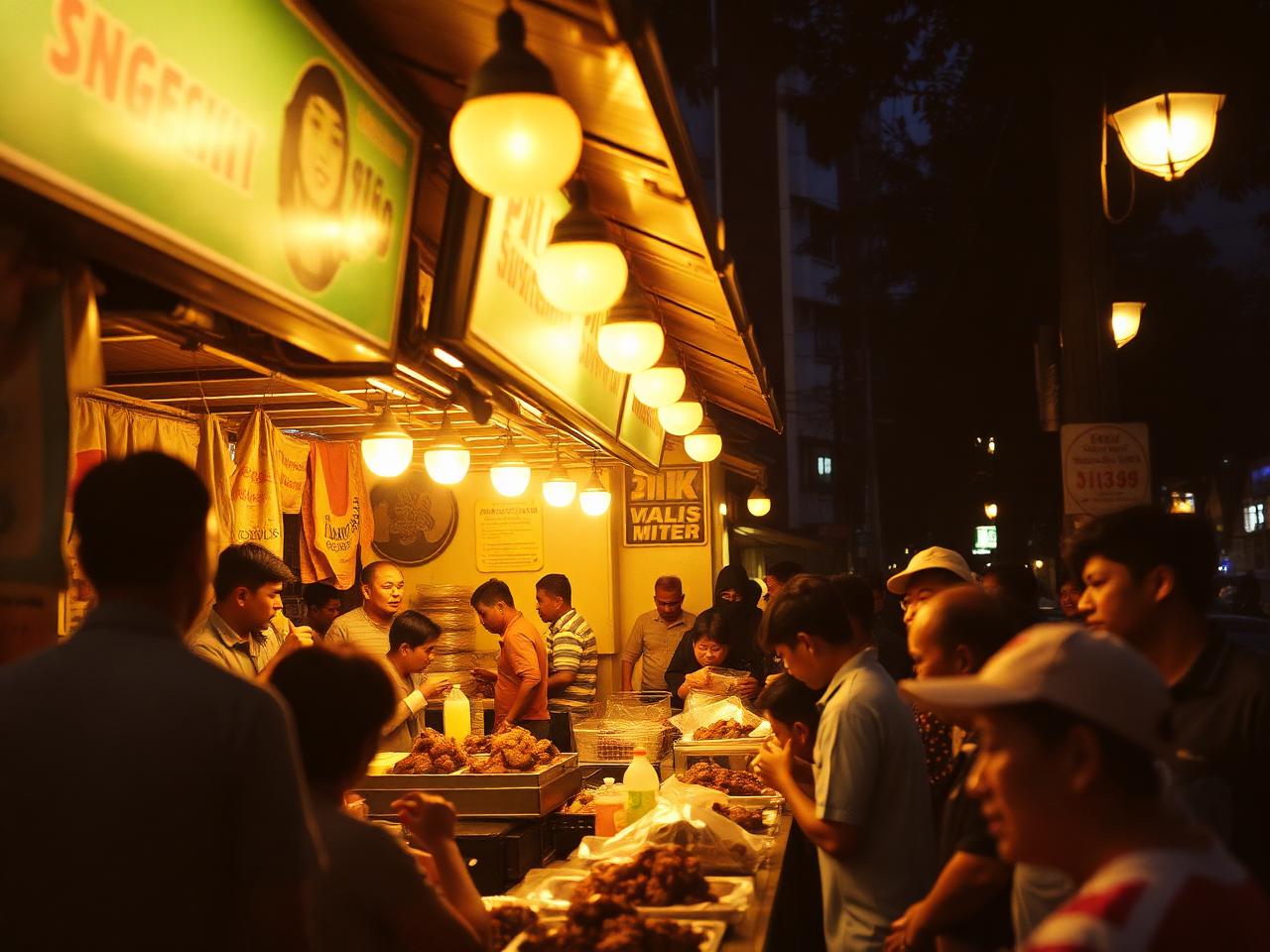 Warung tenda Pak Gembus di Jakarta tahun 2013